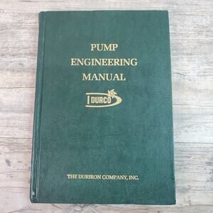Vintage Pump Engineering Manual Durco The Duriron Company, Inc 1980 5th Edition